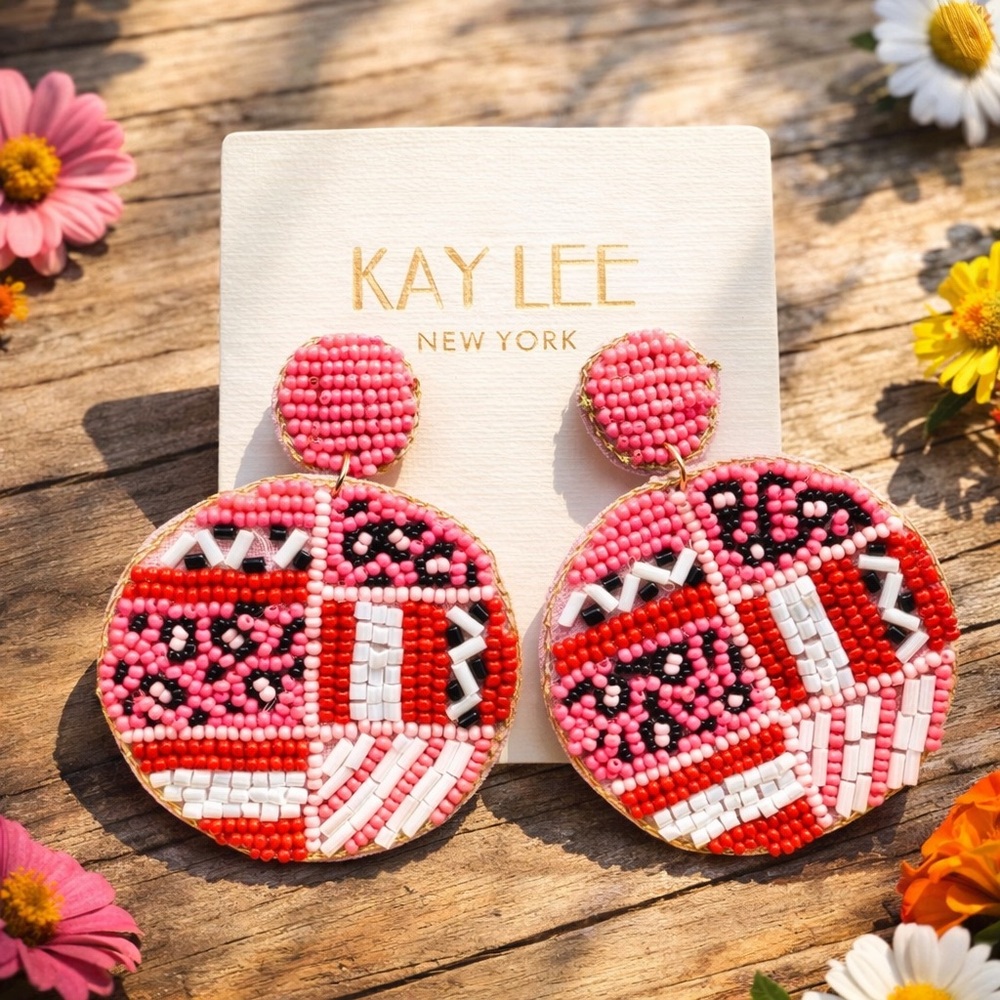 Kay Lee Seed Bead Earrings